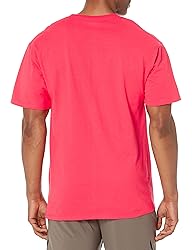 Champion mens Classic T-shirt, Graphic T Shirt, Red