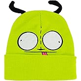 Invader Zim Beanie Hat, Gir Winter Knit Cap with Ears