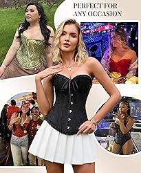 SZIVYSHI Corset Tops for Women, Bustier Shapewear
