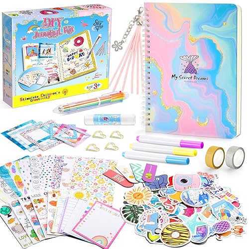 Gifts for Teenage Girls, Stationery Set for Girls Gifts for 5-12 Year Olds Girls Craft Kits for Kids Scrapbook Kit 4-12 Years Old Girl Gifts for Girls Christmas Xmas Gifts for Kids