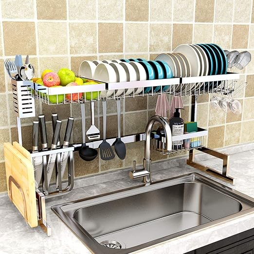 amazon over the sink dish drainer