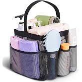 EUDELE Mesh Shower Caddy Portable for College Dorm Room Essentials, Shower Caddy Dorm with 9-Pocket Large Capacity for Beach, Swimming, Gym, Camping, Travel essentials