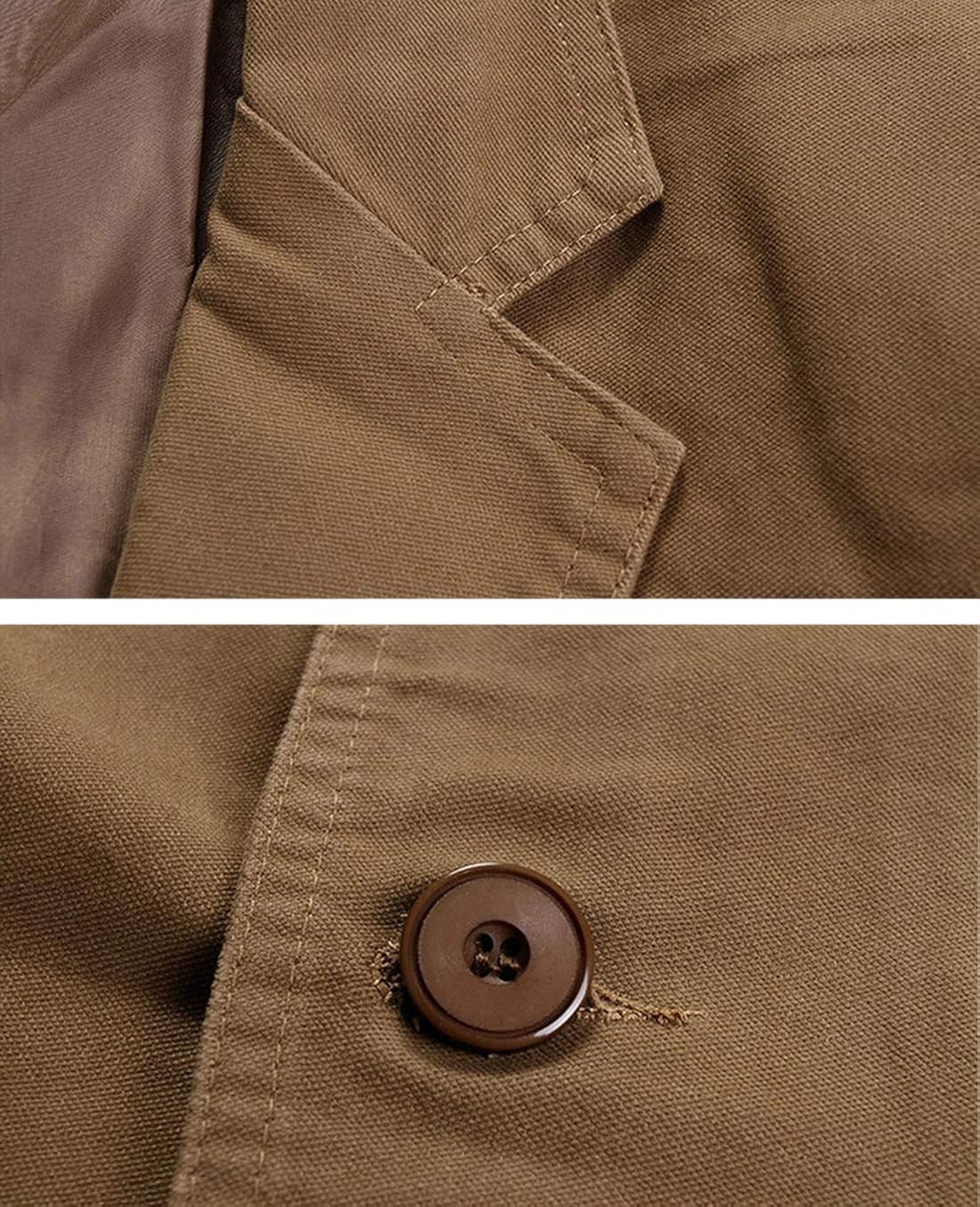 chouyatou Men's Slim 2-Button Single Breasted Cotton Lightweight Blazer Jacket Sport Coat at  Men’s Clothing store