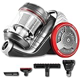 Cecotec Aspirador trineo Conga EcoExtreme 3000. Aspirador sin bolsas. 3AAA. Multiciclónico. Silencioso. 5 accesorios con Airbrush. Máxima potencia. Modos ECO/TURBO. 3’5 L. Filtro HEPA.