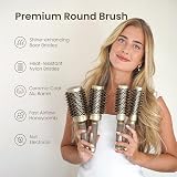 AIMIKE Round Hair Brush Nano Ceramic Ionic 61mm Barrel 32mm view 2