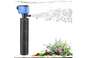 Aulofee 100-300 Gallon Aquarium Filter, Internel Submersible Fish Tank Filters, Turtle Tank Filter for Small Pond & Large Tanks, Whisper Filter, Saltwater & Freshwater