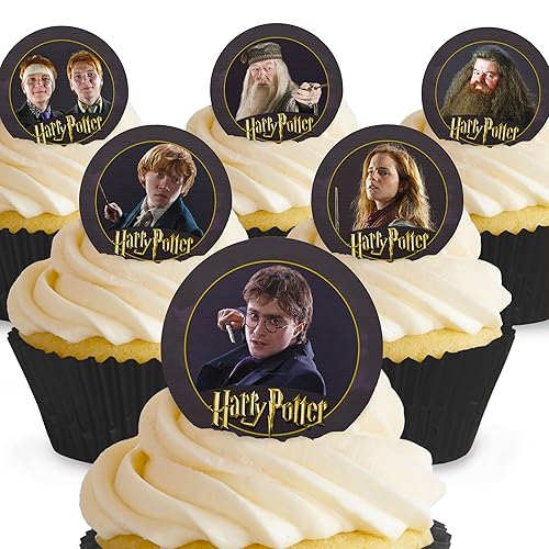 **Precut** Icing Harry Potter Personalised 15cm Cake Topper & 15 Extra
