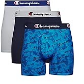 Champion mens Everyday Active Lightweight Stretch Variety Boxer Briefs - 3 Pack