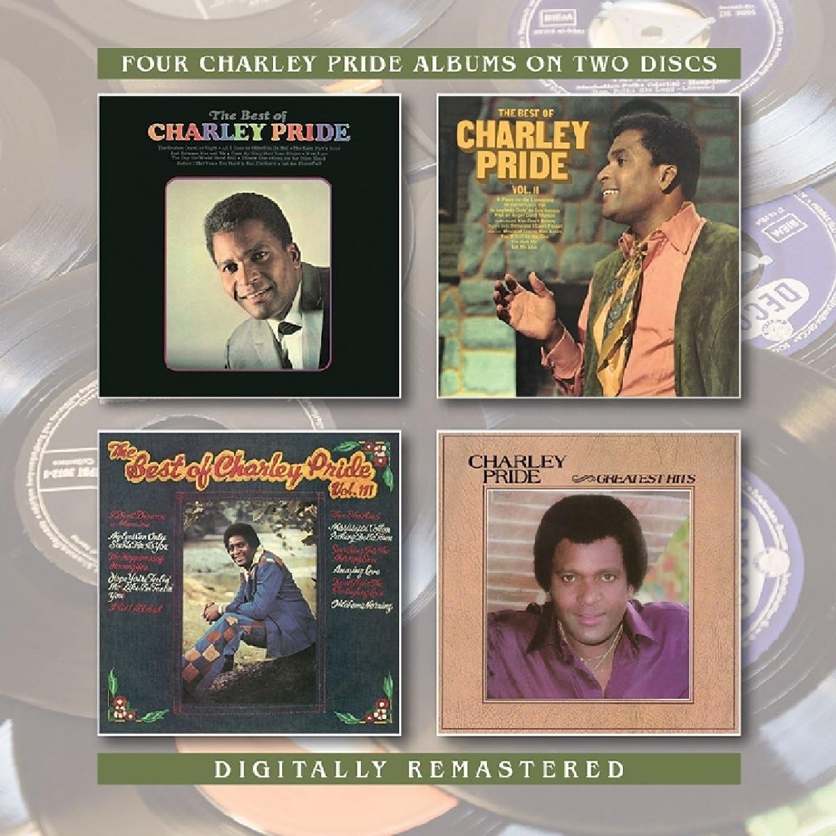 The Best Of Charley Pride/The Best Of Charley Pride Vol.II/The Best Of Charlie Pride Vol.III / The Greatest Hits