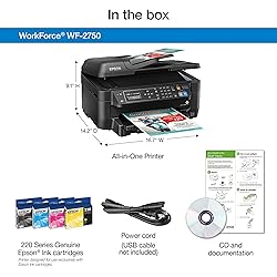 Epson WF-2750 All-in-One Wireless Color Printer