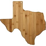Totally Bamboo State Cutting & Serving Board, Texas, 100% Bamboo Board for Cooking and Entertaining