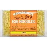 Manischewitz Traditional Fine Egg Noodles 12oz Bag (1 Pack) Certified Kosher for Year around Use (Not for Passover)
