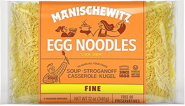 MANISCHEWITZ TRADITIONAL FINE EGG NOODLES 12OZ BAG (1...