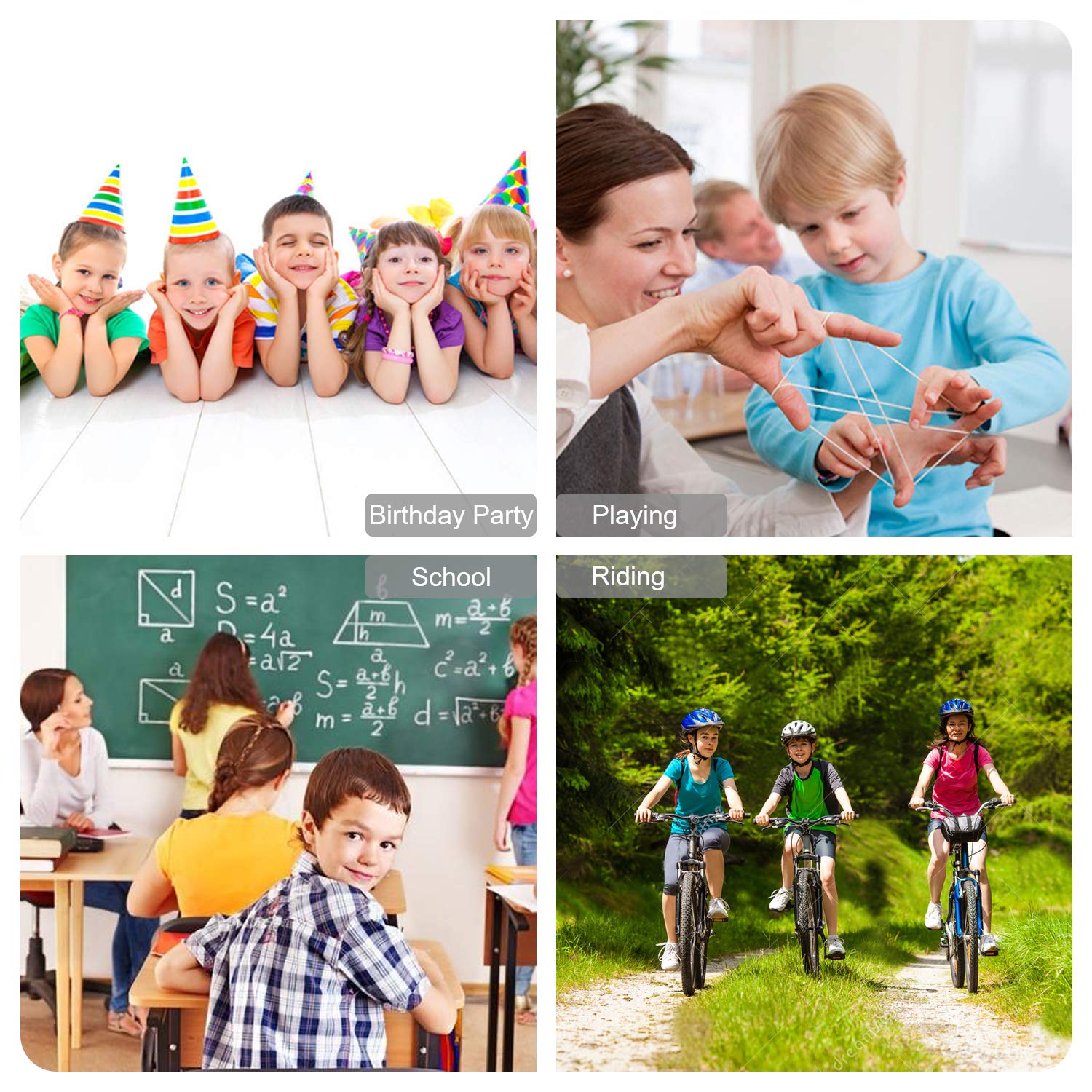 XZQTIVE 2 Pack Kids Adjustable Magnetic Belt Boys Girls Elastic Belt with Easy Magnetic Buckle