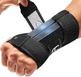 FREETOO Stabilizing Wrist Support Brace with 3 Metal Stays Left Hand Carpal