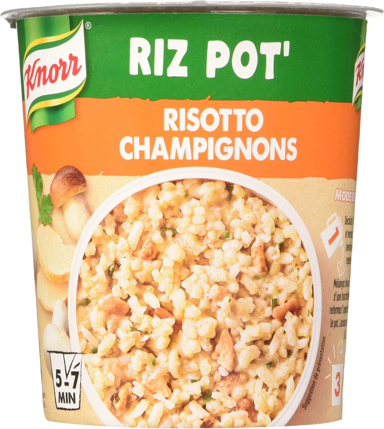 Knorr Mon Rice Pot Risotto Champignons 75 G Amazon Fr Epicerie