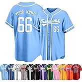 JBIUVBTY Custom Baseball Jersey Personalized Team Uniforms for Men Women Boys and Girls Add Your Name Number or Logo