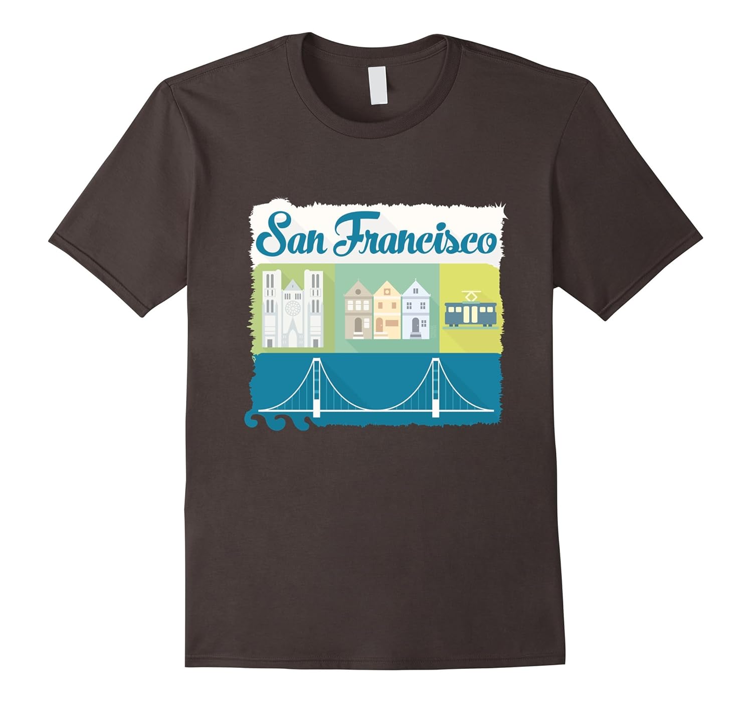 San Francisco T-Shirt Journeys Travel San Francisco Shirt-Art – Artvinatee