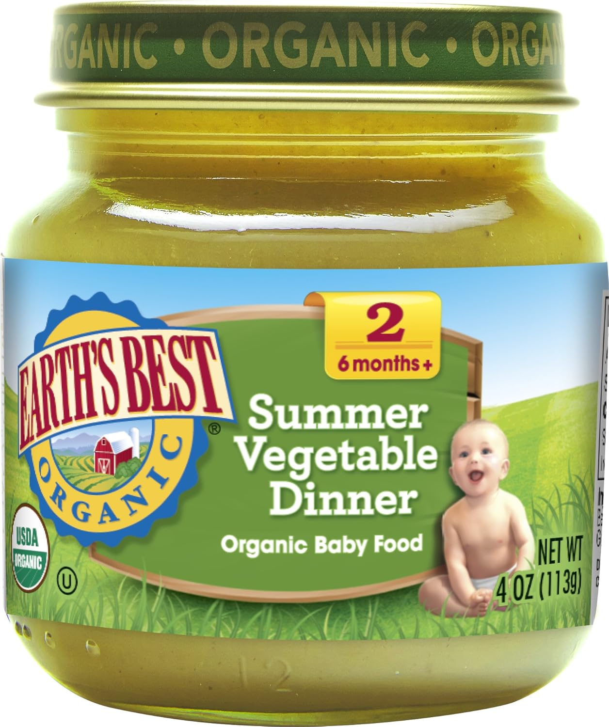 earth's best organic stage 3 baby food chicken pot pie dinner