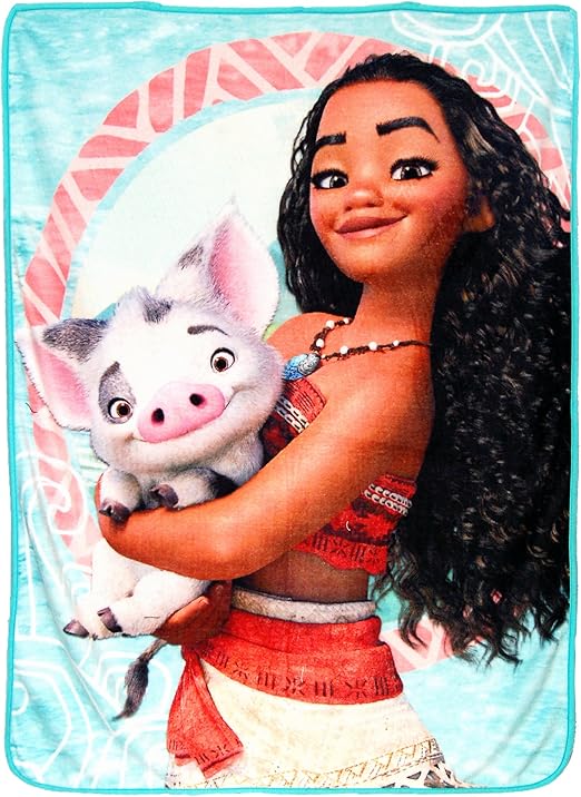 NEW Disney Moana Voyagers with Pua Micro Throw Blanket 46" x 60"