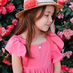 SmileBelle Moonstone Necklace Heart Necklaces for