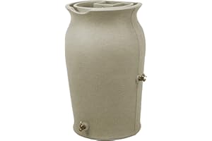 GOOD IDEAS Impressions Amphora 50 Gallon Rain Saver - Sandstone