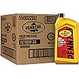 Pennzoil High Mileage 10W-30 Motor Oil, 1 Quart (6 Pack)