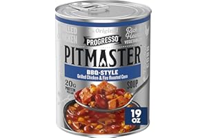 Progresso Pitmaster BBQ Style, Grilled Chicken and Fire Roasted Corn, Gluten Free, Canned Soup, 19 oz