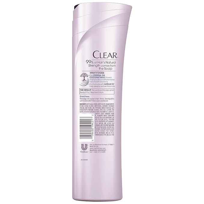 Clear Scalp Hair 24 7 Total Care Conditioner 12 70 Oz Amazon Co