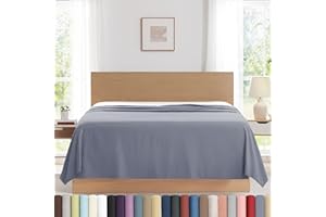 Southshore Fine Living, Inc. King Size Flat Sheets Only, 132" x 110" Oversized Top Sheet, Hotel Quality Bedding, California/K