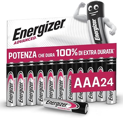 Advanced - Pile AAA (Confezione da 24) - Batterie Alcaline 1,5 V