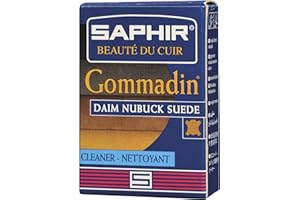 Saphir Gommadin - Nubuck Suede Eraser Block - Cleaning Suede, Nubuck and Velvety Leathers - Anti-Shine