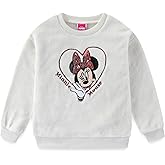 Disney Minnie Mouse Girls Crewneck Pullover Sweatshirt for Big Kids