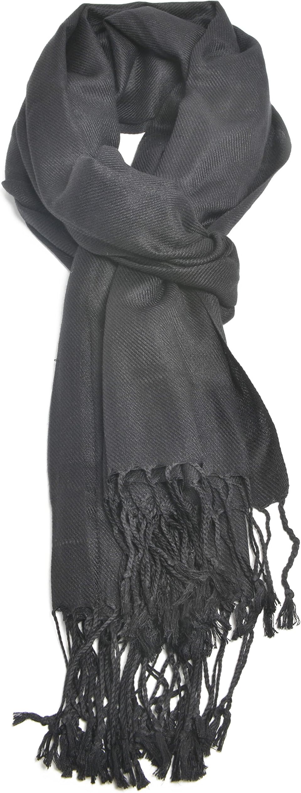 Premium Pashmina Shawls and Wraps and Scarves in Solid Colors