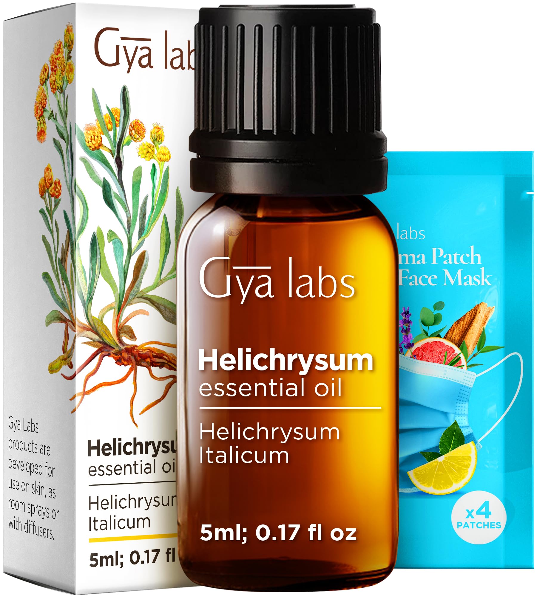 Gya Labs Helichrysum Essential Oil - 0.17 Fl Oz