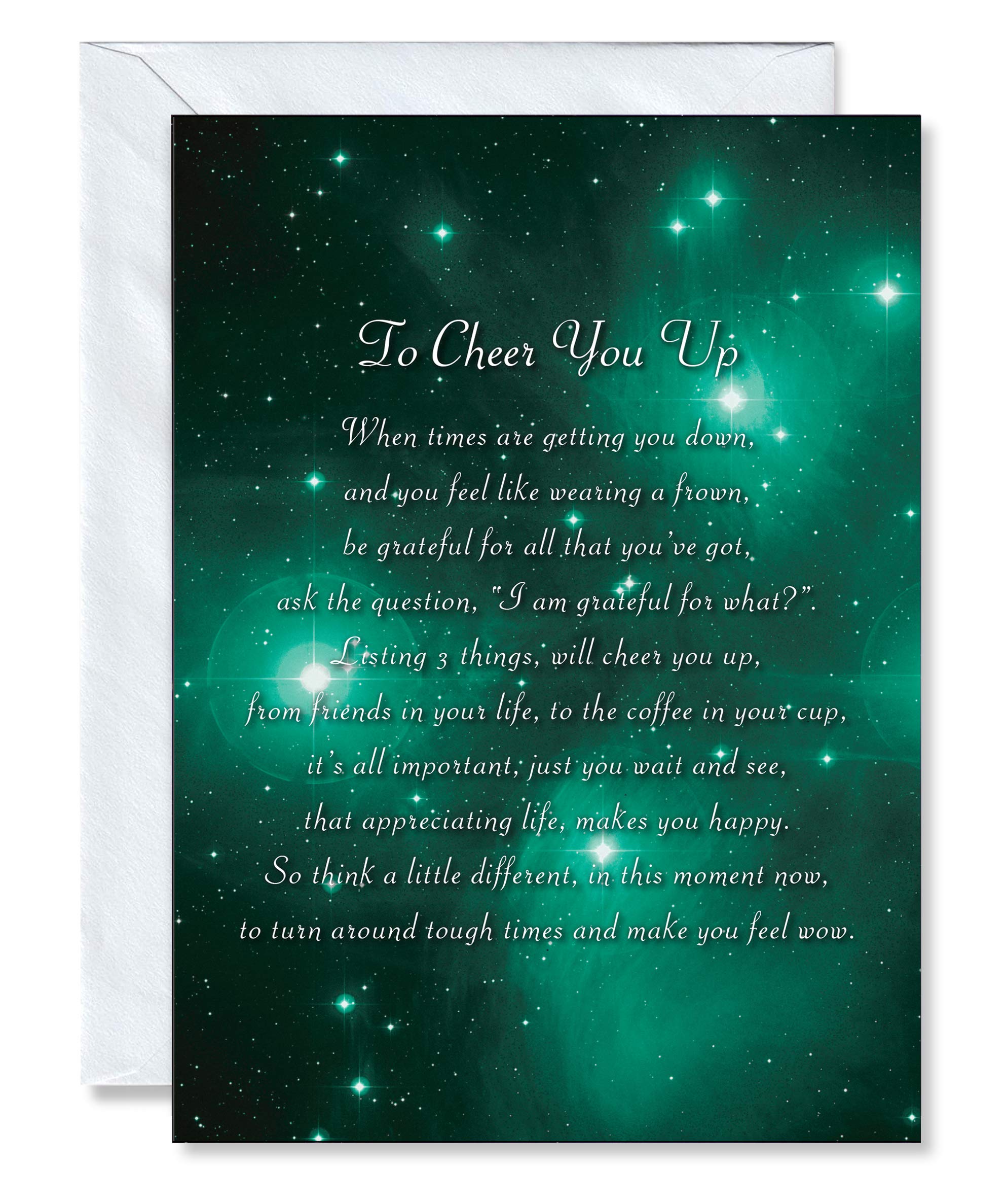 Clarabelle Cards - To Cheer You Up (Friend|Family|Colleague|Best Friend) - Supportive | Proud of You | Inspirational | Motivational | Thinking of You | Encouragement Greetings Card