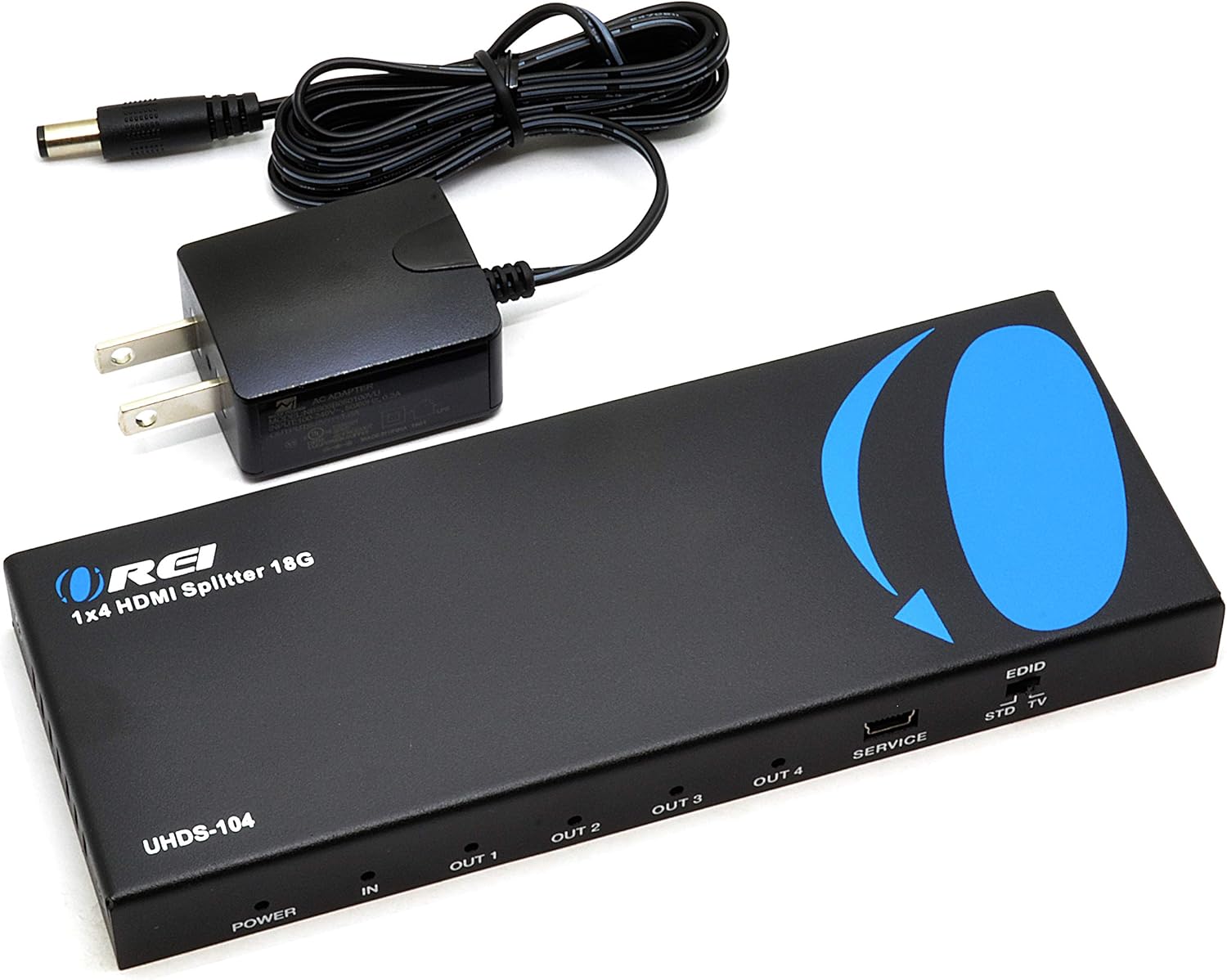 Orei UltraHD 4K @ 60 Hz 1 X 4 HDMI SPLITTER 1 In 4 Out 4 Port 4: 8-Bit - HDMI 2.0, HDCP 2.18 Gbps: Electronics