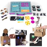 BirdBrain Technologies Hummingbird Bit Premium Kit I Robotics for Kids | Unlimited robot designs for creative STEM learning, Teach coding with educational student lessons, Powered by micro:bit