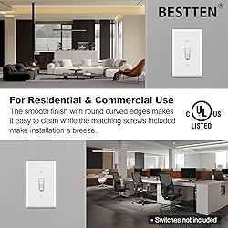 BESTTEN 50 Pack Toggle Light Switch