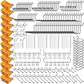 ELEAD 260 Piece Pegboard Hooks 1/8 and 1/4 inch Peg Board Organizer Accessories with Pegboard Bins for Organizing Various Tools in The Garage, Workshop & Craft Room