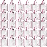 Eccliy 30 Pack 12x12x6 Inch Clear Tote Bag Stadium Approved Bulk Plastic Beach Tote Gift Bag with Handle for Gym Sports | 30 Pack, 12x12x6 Inch, Stadium Approved, Bulk, Tote Gift Bag, with Handle