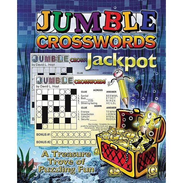 Jumble® crosswords™ jackpot: a treasure trove of puzzling fun (jumbles®):  tribune media services: 9781572436152: amazon.com: books
