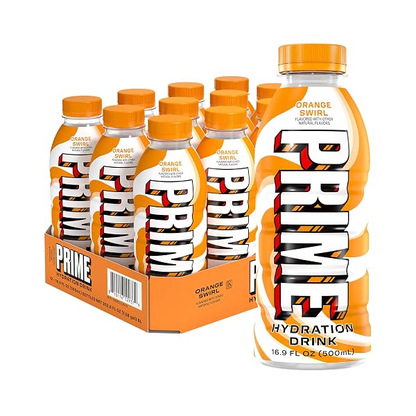 PRIME HYDRATION ORANGE SWIRL, SUGAR FREE SPORTS DRINKS,...
