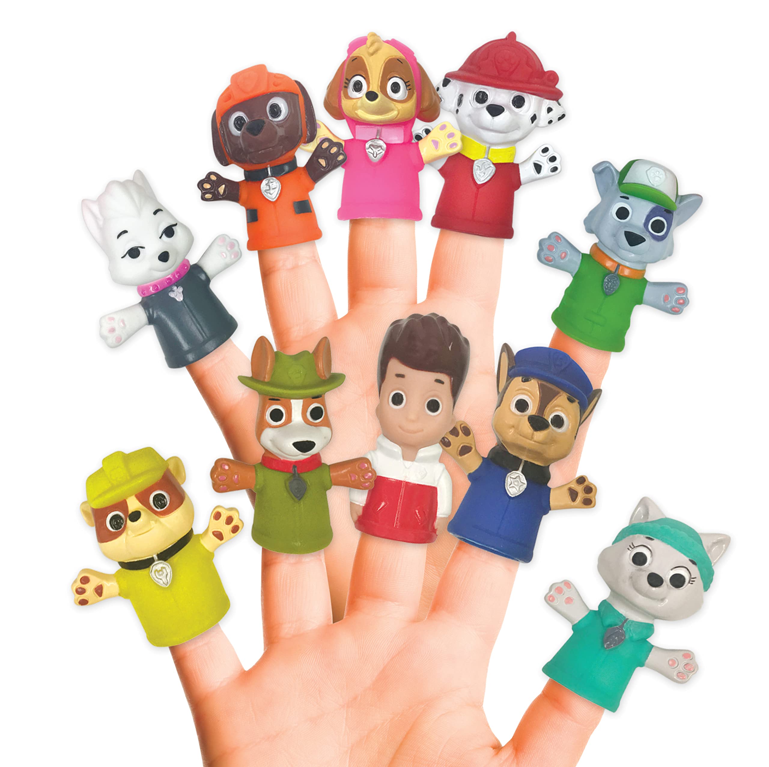 Photo 1 of ***ONLY 5***

Ginsey Nickelodeon PAW Patrol 10 Piece Finger Puppet - Party Favors, Educational, Bath, Floating Pool, Beach Toys, Story Time, Playtime