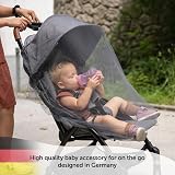 Zamboo Universal Mosquito Net for Pushchair Pram Buggy Travel Cot Grey view 7