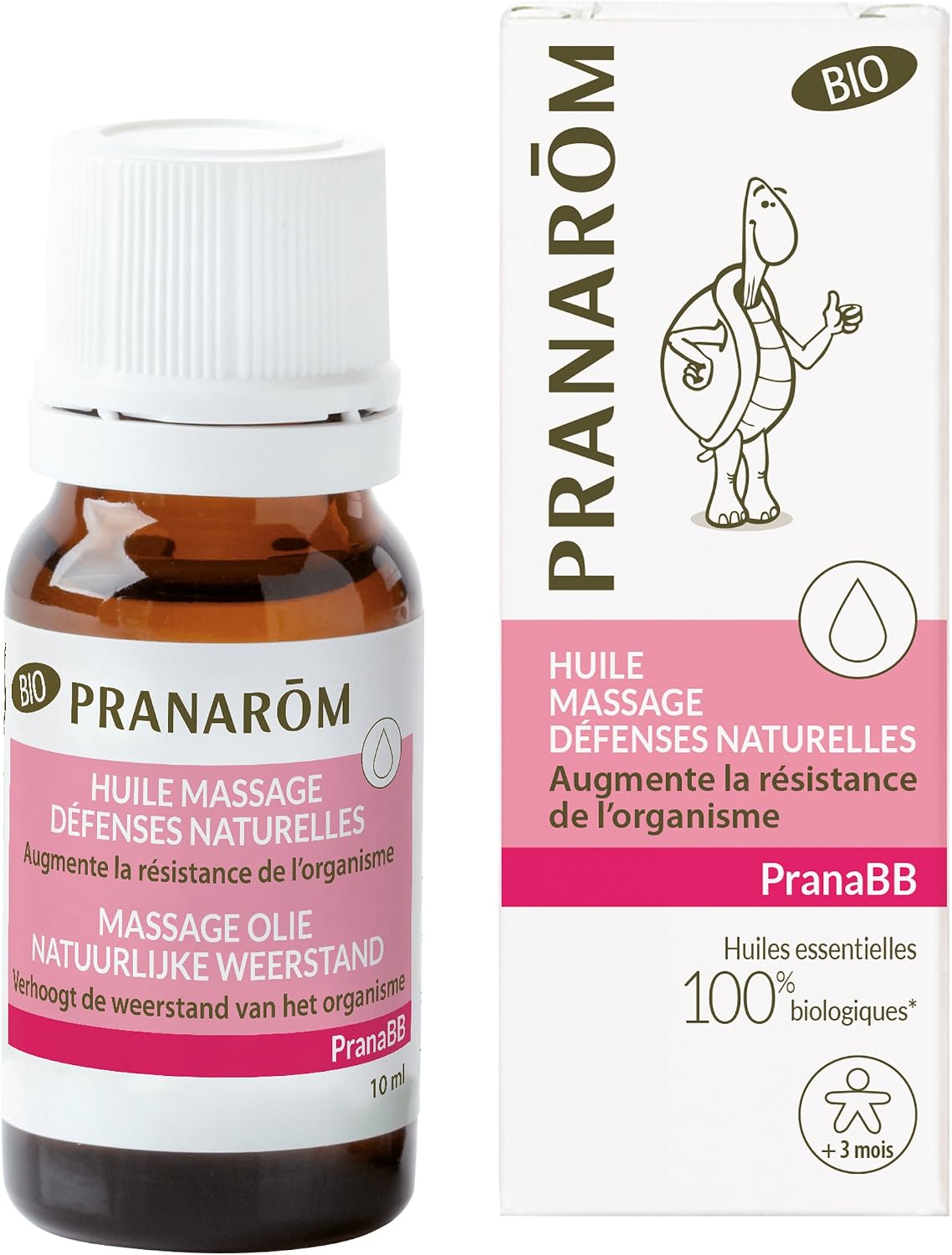 Pranarôm Prana BB Massage Oil Immunity Organic 10ml, 10 ml (Pack of 1)