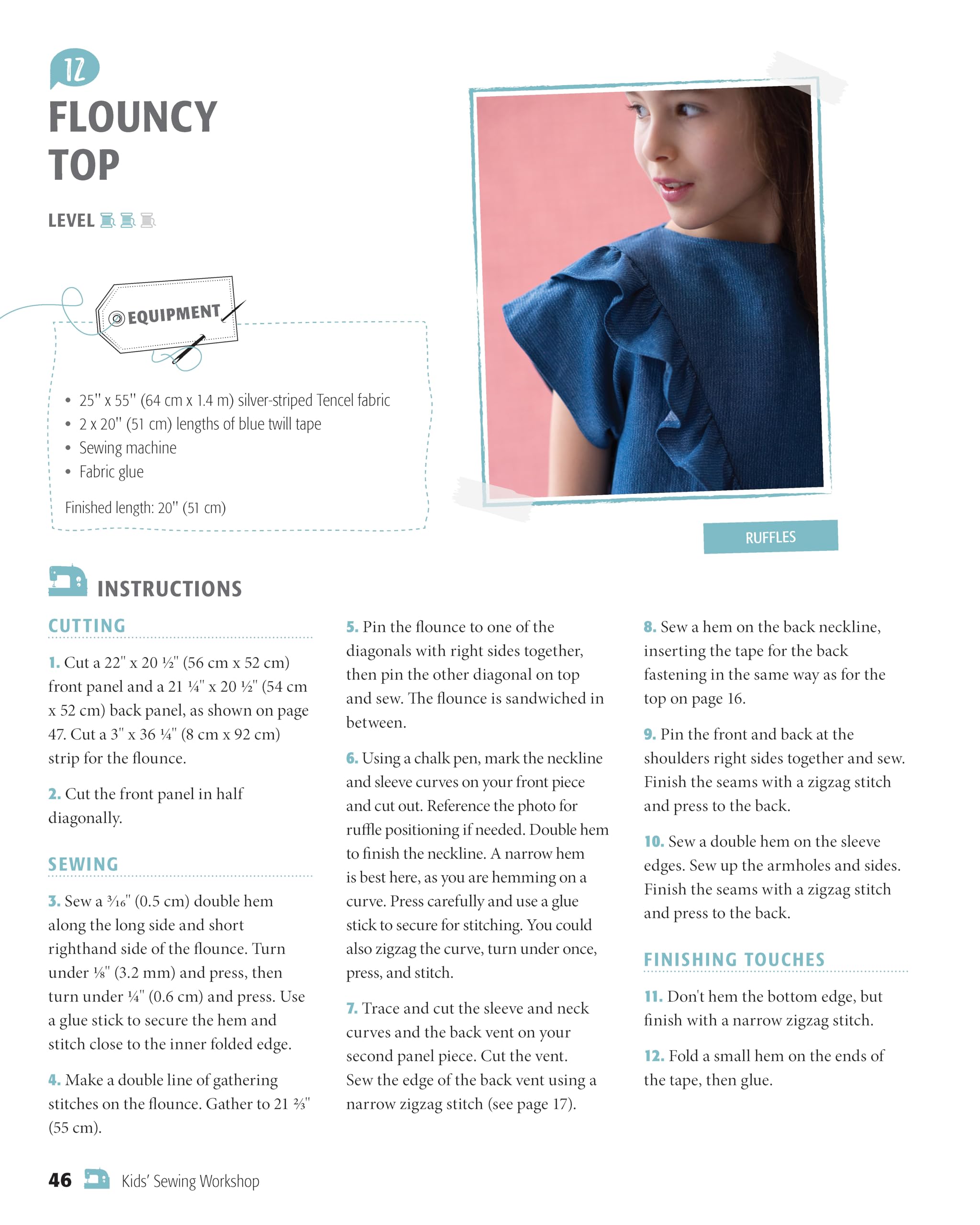 Kids' Sewing Workshop: 26 Projects for Young Makers (Landauer) Learn-to-Sew Projects Kids Ages 7-12 Will Love to Make, Wear, and Use - Clothes, Bracelets, Bags, and More