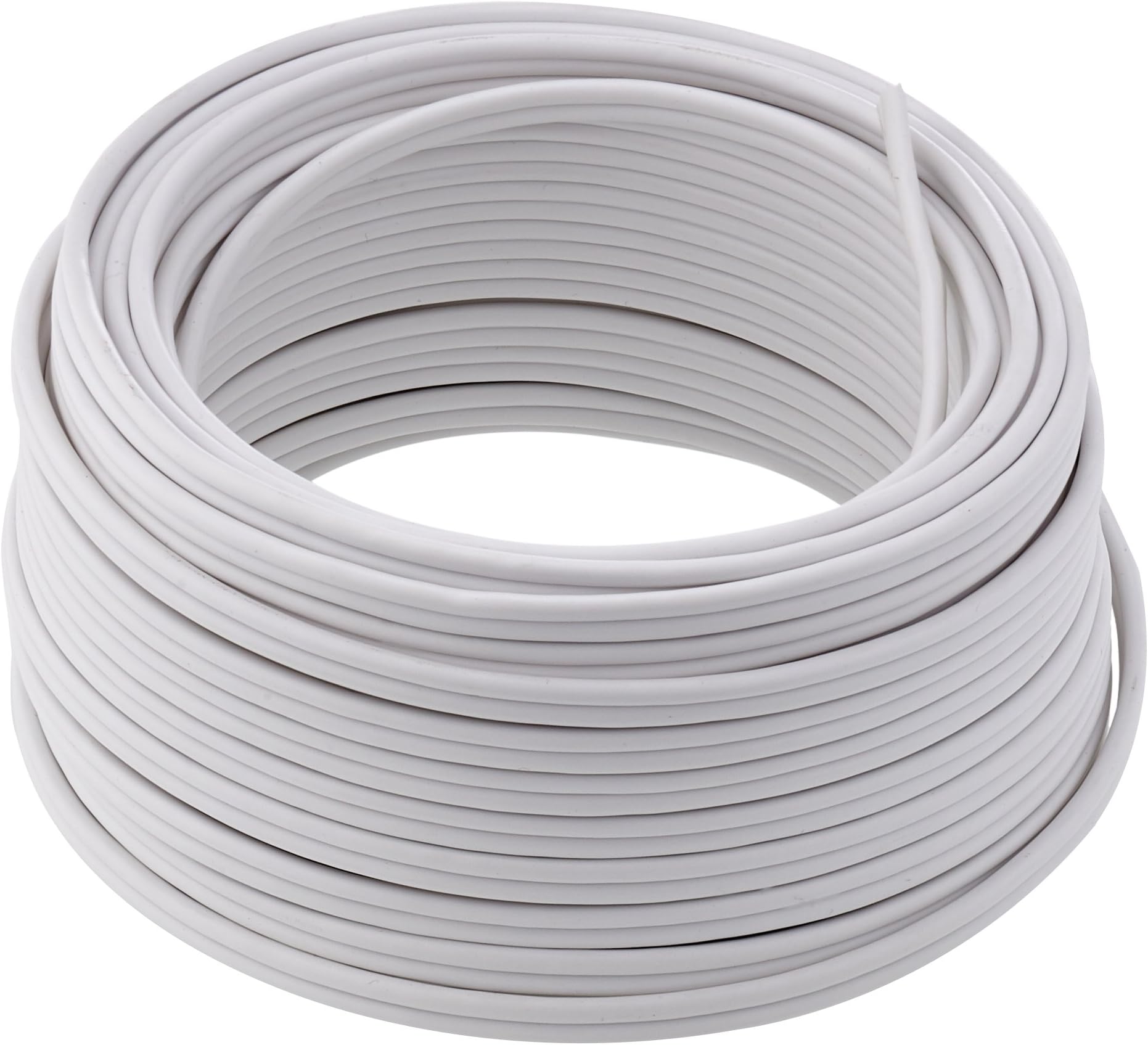 Loudspeaker Cable 2 x 1.5 mm² 20 m White