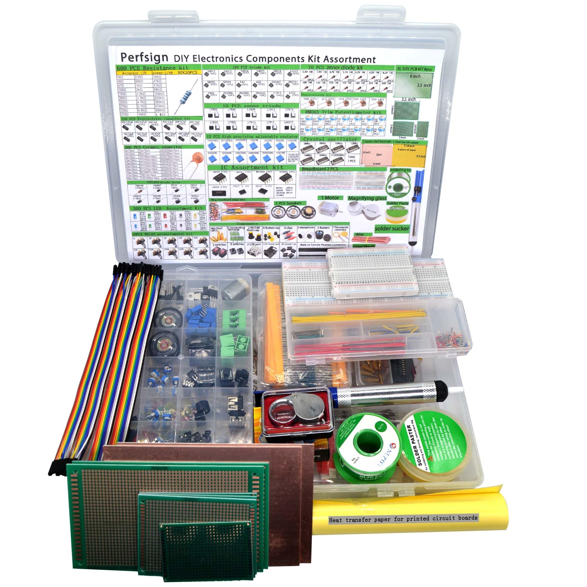 Mua 2300PCS XXXXL Complete Set DIY Electronics Component Assortment Box ...