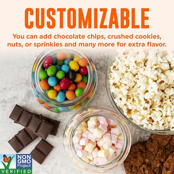 POPFULLY MOVIE THEATRE BUTTER POPCORN FULLY POPS, SHARING BAGS, BUTTERY FLAVOR, BIG POP, MICRO POPCORN BAGS, 3-PACK
